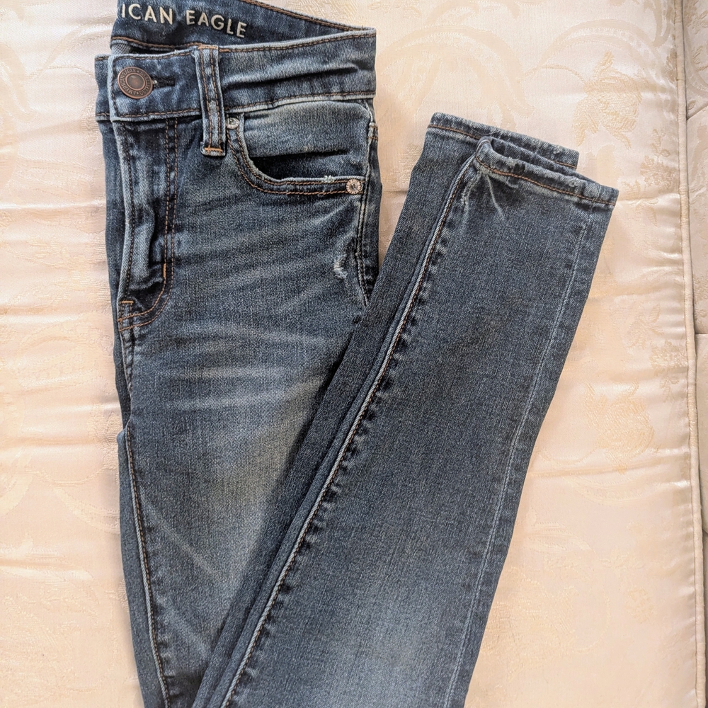 American Eagle Outfitters Women's Next Level Stretch Jeans, Size 00